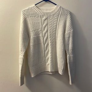 White Time and Tru size XS sweater with detailing